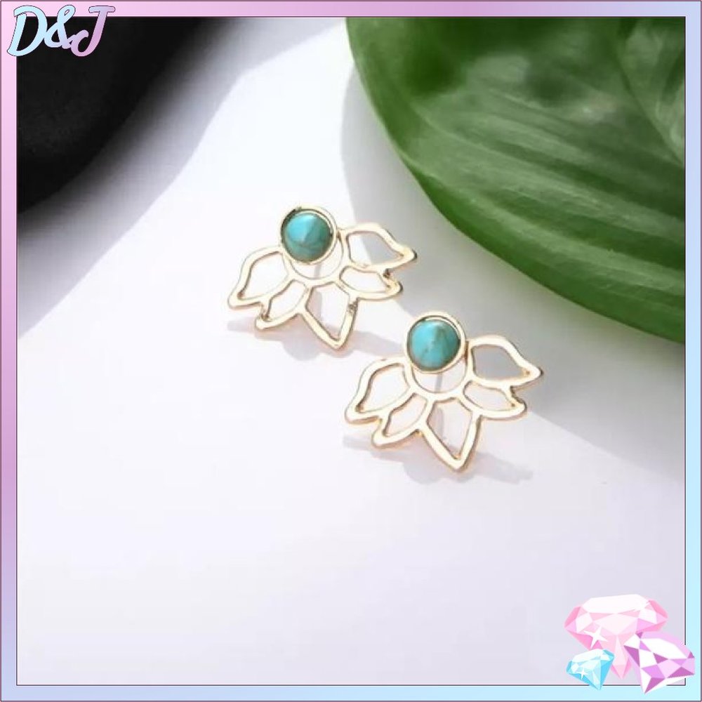 💎✨ Lotus Ear Jackets